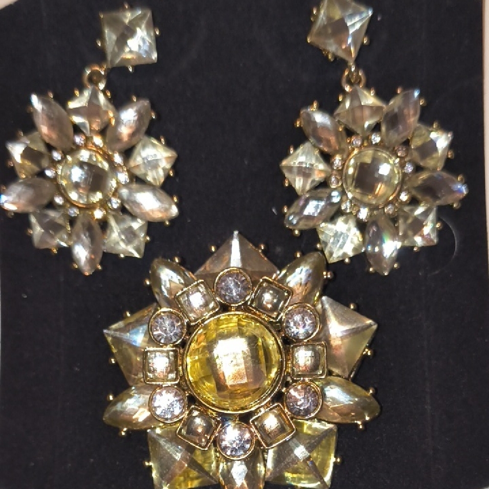 Elegant Gold and Silver Jewelry Set